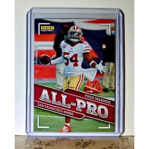 Fred Warner 2020 Panini All-Pro NFL #16 Football Card 1/241 San Francisco 49ers